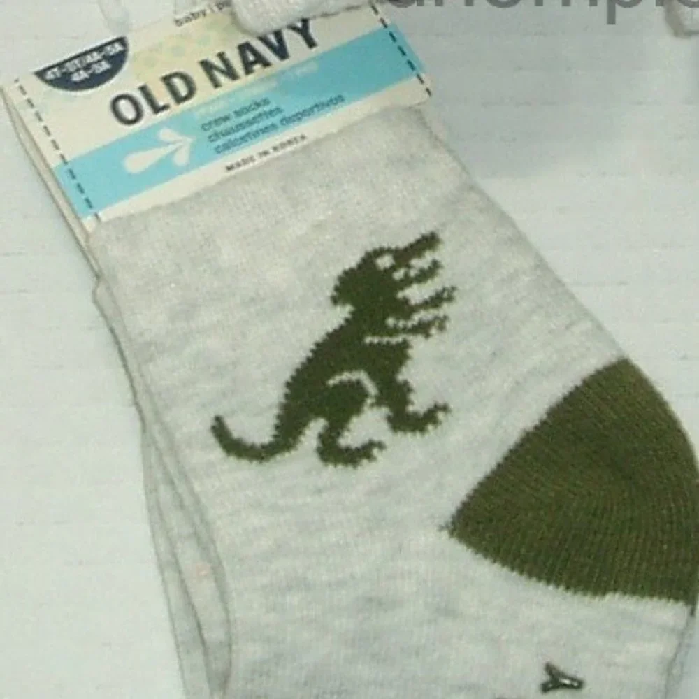 Boys Crew Socks Dinosaur Nautical Sail Boat White Lot 13 pair